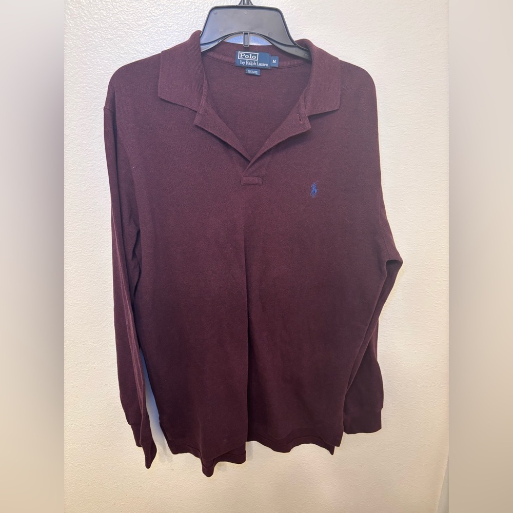Ralph Lauren Deep Burgundy Polo Shirt